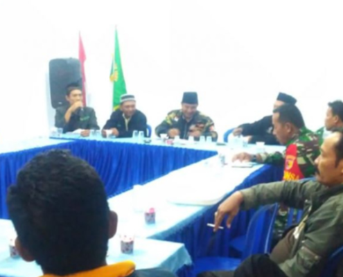 rapat koordinasi untuk keamanan pantai paseban