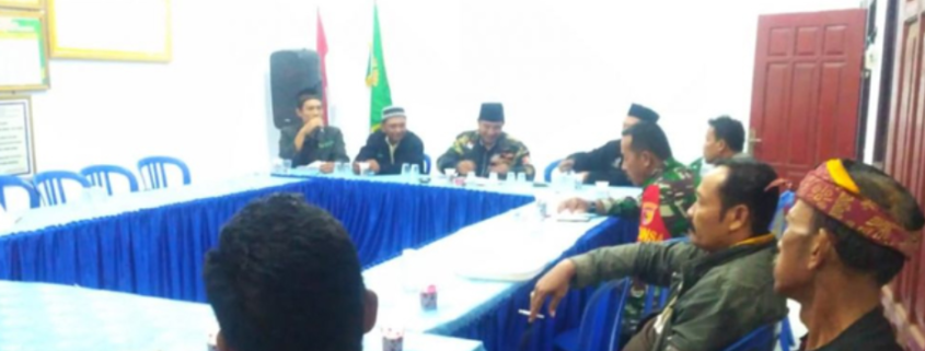 rapat koordinasi untuk keamanan pantai paseban